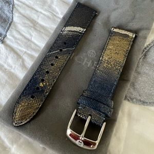 Michele Leather Watch Strap